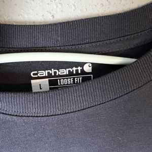 Mens Large Carharrt Tee Blue